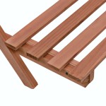vidaXL Stativ de plante cu 3 rafturi, lemn de cedru, 48x45x40 cm vidaXL Stativ de plante cu 3 rafturi, lemn de cedru, 48x45x40 cm