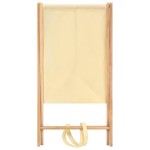vidaXL Coș de rufe, bej, lemn cedru și material textil, 42x41x64 cm vidaXL Coș de rufe, bej, lemn cedru și material textil, 42x41x64 cm