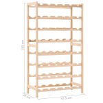 vidaXL Suport sticle de vin, lemn de cedru, 57,5 x 28 x 102 cm vidaXL Suport sticle de vin, lemn de cedru, 57,5 x 28 x 102 cm