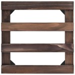 vidaXL Suport cu role pentru plante, 4 buc., 25x25 cm, lemn de cedru vidaXL Suport cu role pentru plante, 4 buc., 25x25 cm, lemn de cedru