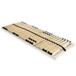 vidaXL Bază de pat cu șipci, 28 șipci, 7 zone, 80 x 200 cm vidaXL Bază de pat cu șipci, 28 șipci, 7 zone, 80 x 200 cm