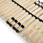 vidaXL Bază de pat cu șipci, 28 șipci, 7 zone, 80 x 200 cm vidaXL Bază de pat cu șipci, 28 șipci, 7 zone, 80 x 200 cm