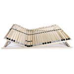 vidaXL Bază de pat cu șipci, 28 șipci, 7 zone, 100 x 200 cm vidaXL Bază de pat cu șipci, 28 șipci, 7 zone, 100 x 200 cm