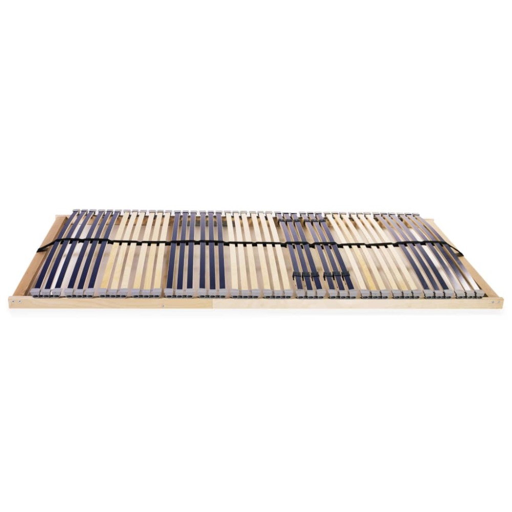 vidaXL Bază de pat cu șipci, 42 șipci, 7 zone, 120 x 200 cm