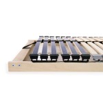 vidaXL Bază de pat cu șipci, 42 șipci, 7 zone, 120 x 200 cm vidaXL Bază de pat cu șipci, 42 șipci, 7 zone, 120 x 200 cm