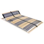 vidaXL Bază de pat cu șipci, 42 șipci, 7 zone, 100 x 200 cm vidaXL Bază de pat cu șipci, 42 șipci, 7 zone, 100 x 200 cm