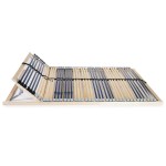 vidaXL Bază de pat cu șipci, 42 șipci, 7 zone, 120 x 200 cm vidaXL Bază de pat cu șipci, 42 șipci, 7 zone, 120 x 200 cm
