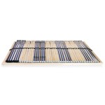 vidaXL Bază de pat cu șipci, 42 șipci, 7 zone, 120 x 200 cm vidaXL Bază de pat cu șipci, 42 șipci, 7 zone, 120 x 200 cm