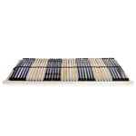 vidaXL Bază de pat cu șipci, 42 șipci, 7 zone, 80 x 200 cm vidaXL Bază de pat cu șipci, 42 șipci, 7 zone, 80 x 200 cm