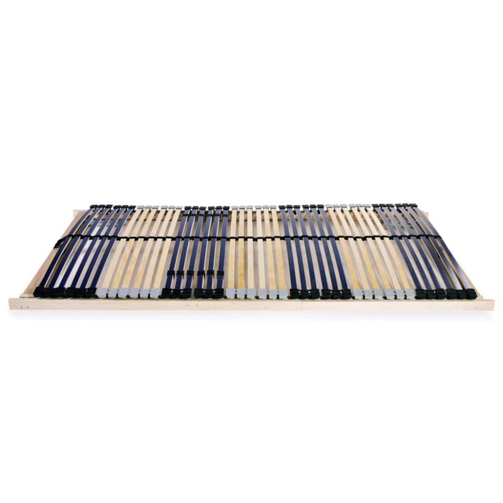 vidaXL Bază de pat cu șipci, 42 șipci, 7 zone, 100 x 200 cm