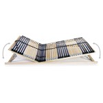 vidaXL Bază de pat cu șipci, 42 șipci, 7 zone, 100 x 200 cm