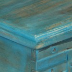 vidaXL Cufăr de depozitare, lemn masiv de mango, albastru 100x40x41 cm vidaXL Cufăr de depozitare, lemn masiv de mango, albastru 100x40x41 cm