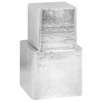 vidaXL Măsuțe de cafea, 2 buc., argintiu, aluminiu