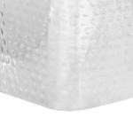 vidaXL Măsuțe de cafea, 2 buc., argintiu, aluminiu