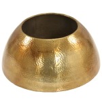 vidaXL Măsuță de cafea, alamă, 70 x 30 cm, aluminiu bătut cu ciocanul