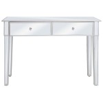 vidaXL Masă consolă tip oglindă, MDF și sticlă, 106,5 x 38 x 76,5 cm vidaXL Masă consolă tip oglindă, MDF și sticlă, 106,5 x 38 x 76,5 cm