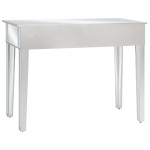 vidaXL Masă consolă tip oglindă, MDF și sticlă, 106,5 x 38 x 76,5 cm vidaXL Masă consolă tip oglindă, MDF și sticlă, 106,5 x 38 x 76,5 cm