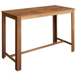 vidaXL Set masă și scaune de bar, 7 piese, lemn masiv de acacia vidaXL Set masă și scaune de bar, 7 piese, lemn masiv de acacia