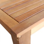 vidaXL Set masă și scaune de bar, 7 piese, lemn masiv de acacia vidaXL Set masă și scaune de bar, 7 piese, lemn masiv de acacia