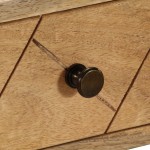 vidaXL Birou de scris cu sertare, 110x50x76 cm, lemn masiv de mango