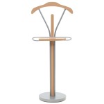 vidaXL Cuier pentru costum, 45 x 35 x 107 cm, natural vidaXL Cuier pentru costum, 45 x 35 x 107 cm, natural
