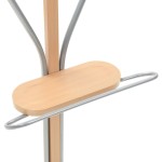 vidaXL Cuier pentru costum, 45 x 35 x 107 cm, natural vidaXL Cuier pentru costum, 45 x 35 x 107 cm, natural
