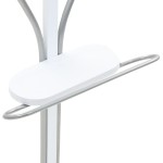 vidaXL Cuier pentru costum, 45 x 35 x 107 cm, alb vidaXL Cuier pentru costum, 45 x 35 x 107 cm, alb