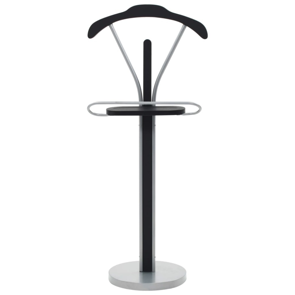 vidaXL Cuier pentru costum, negru și gri, 45 x 35 x 107 cm