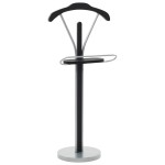 vidaXL Cuier pentru costum, negru și gri, 45 x 35 x 107 cm vidaXL Cuier pentru costum, negru și gri, 45 x 35 x 107 cm