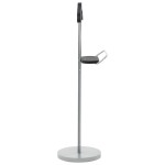vidaXL Cuier pentru costum, negru și gri, 45 x 35 x 107 cm vidaXL Cuier pentru costum, negru și gri, 45 x 35 x 107 cm