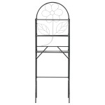 vidaXL Etajeră de toaletă, negru, 60x33x174 cm vidaXL Etajeră de toaletă, negru, 60x33x174 cm