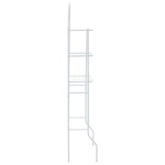 vidaXL Etajeră de toaletă, alb, 60x33x174 cm vidaXL Etajeră de toaletă, alb, 60x33x174 cm