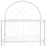 vidaXL Etajeră de toaletă, alb, 60x33x174 cm vidaXL Etajeră de toaletă, alb, 60x33x174 cm