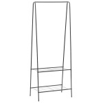 vidaXL Cuier de haine, 59 x 35 x 150 cm, negru vidaXL Cuier de haine, 59 x 35 x 150 cm, negru