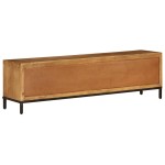 vidaXL Comodă TV, lemn masiv de mango, 140 x 30 x 40 cm vidaXL Comodă TV, lemn masiv de mango, 140 x 30 x 40 cm