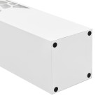 vidaXL Suport de umbrele, alb, oțel, model pietre