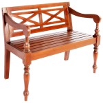 vidaXL Bancă Batavia, maro închis, 98 cm, lemn masiv mahon vidaXL Bancă Batavia, maro închis, 98 cm, lemn masiv mahon