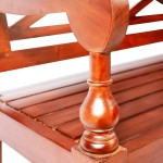 vidaXL Bancă Batavia, maro închis, 98 cm, lemn masiv mahon vidaXL Bancă Batavia, maro închis, 98 cm, lemn masiv mahon