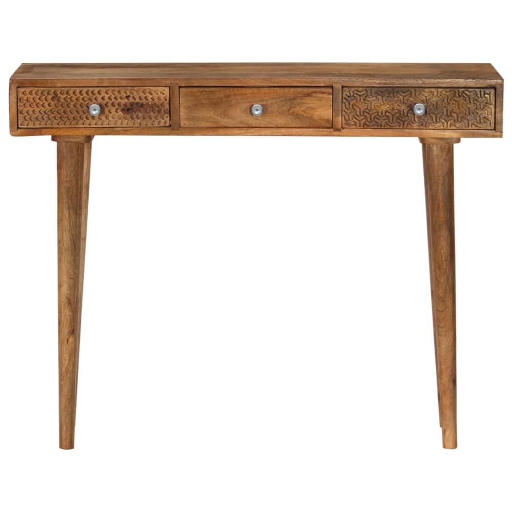 vidaXL Masă consolă, 102 x 30 x 79 cm, lemn masiv de mango