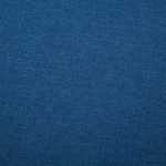 vidaXL Canapea de 3 persoane, material textil, albastru