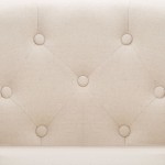 vidaXL Fotoliu, bej, material textil vidaXL Fotoliu, bej, material textil
