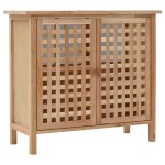 vidaXL Dulap de chiuvetă, lemn masiv de nuc, 66 x 29 x 61 cm vidaXL Dulap de chiuvetă, lemn masiv de nuc, 66 x 29 x 61 cm