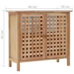 vidaXL Dulap de chiuvetă, lemn masiv de nuc, 66 x 29 x 61 cm vidaXL Dulap de chiuvetă, lemn masiv de nuc, 66 x 29 x 61 cm