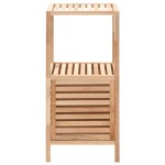 vidaXL Dulap depozitare baie, 39,5x35,5x86 cm, lemn de nuc masiv