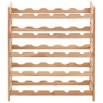vidaXL Suport sticle vin pentru 25 sticle, 63x25x73 cm, lemn masiv nuc vidaXL Suport sticle vin pentru 25 sticle, 63x25x73 cm, lemn masiv nuc