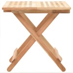 vidaXL Masă laterală pliabilă, 50x50x49 cm, lemn masiv de nuc vidaXL Masă laterală pliabilă, 50x50x49 cm, lemn masiv de nuc