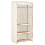 vidaXL Dulap de haine cu 3 rafturi, 79 x 40 x 170 cm vidaXL Dulap de haine cu 3 rafturi, 79 x 40 x 170 cm
