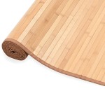 vidaXL Covor din bambus, maro, 100x160 cm vidaXL Covor din bambus, maro, 100x160 cm