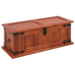 vidaXL Cufăr de depozitare, 60x25x22 cm, lemn masiv de acacia vidaXL Cufăr de depozitare, 60x25x22 cm, lemn masiv de acacia