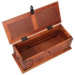 vidaXL Cufăr de depozitare, 60x25x22 cm, lemn masiv de acacia vidaXL Cufăr de depozitare, 60x25x22 cm, lemn masiv de acacia